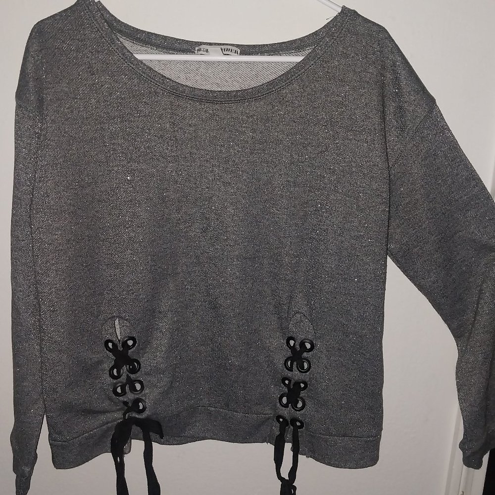 Moral Fiber Sweater/ Silver Shimmer